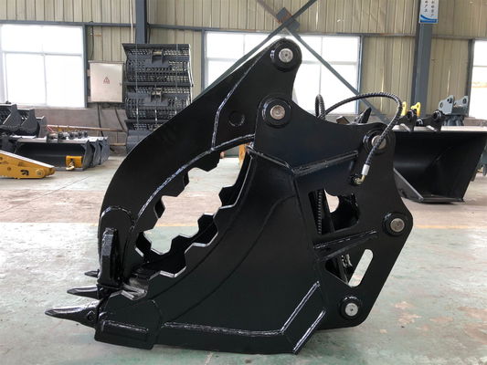 OEM 30Ton Προσαρμοσμένη Μεγάλη χωρητικότητα Excavator Thumb Bucket για CAT330 Εγκατάσταση Αρπαγής Q355B / NM400 / HARDOX 450