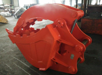 Προσαρμοσμένο μέγεθος 22Ton 1.0M3 Excavator Υδραυλικό / χειροκίνητο κουβά αντίχειρα υψηλής απόδοσης ξύλινο χαλίκι Hot Sale προϊόν