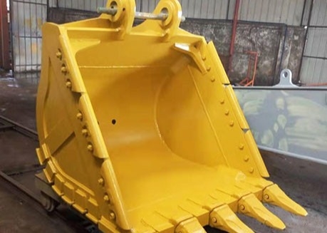 Βαρύ φορτίο Q355 Excavator Rock Bucket με Δόντια Δυναμίας 700-1000kg Κίτρινο/Μαύρο Χρώμα
