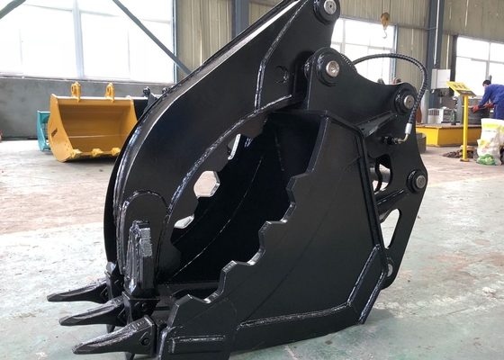 10 τόνων 0.4CBM Excavator Υψηλής Απόδοσης Υδραυλικός Αγγίκος Χοντρού Ακούς Προσαρμοσμένο πλάτος ανοίγματος Αγγίκος Καυτό προϊόν πώλησης