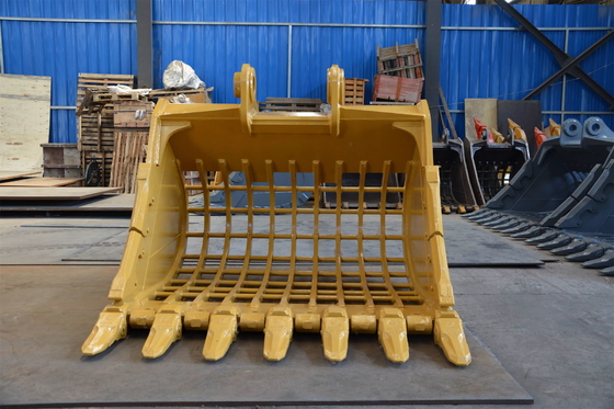Ζεστό πώληση Excavator Skeleton Bucket Προσαρμοσμένο λογότυπο Χρώμα Sieve Grid Buckets για EX SY