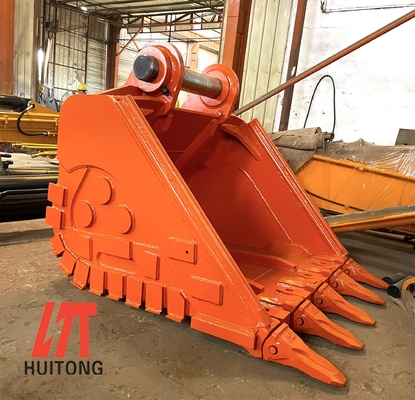Ανθεκτικό στην φθορά NM400 Χάλυβα βαρύ φορτίο Excavator Bucket Of 16 Ton Machines