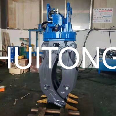 Hydraulic Q355B Steel Excavator Grapple Ξύλινη λαβή 10-17 τόννων εκσκαφέας ZX170 EC170 για άρπαγμα κορμών Φόρτωση Μεταφορά