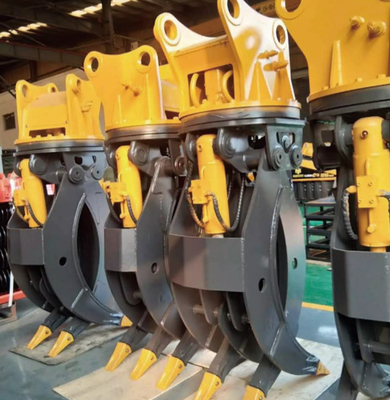 Q355B/NM400/HARDOX450 Εκσκαφέας 360Στροφή υδραυλικός τύπου λαβή ξύλου για 9 τόνους CAT310 υψηλής απόδοσης λαβή ξύλου