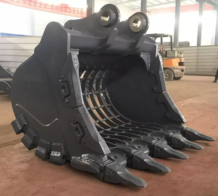 Μεγάλη χωρητικότητα Excavator Sieve Bucket Προσαρμοσμένο 45Ton Excavator Σκελετό καθαρισμού Bucket εργοστάσιο απευθείας πώληση