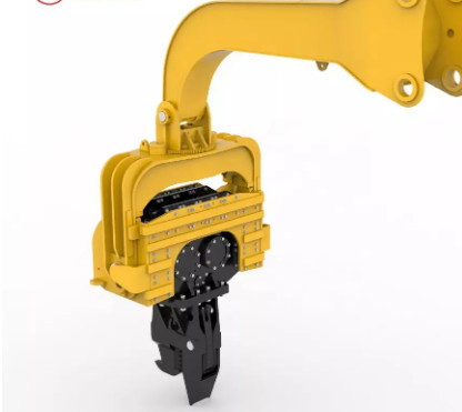 35 τόνων Vibratory Excavator Pile Hammer με 2.5M Vice Arm ISO πιστοποιημένο κατασκευαστικό συστατικό