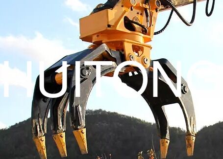 Hydraulic Q355B Steel Excavator Grapple Ξύλινη λαβή 10-17 τόννων εκσκαφέας ZX170 EC170 για άρπαγμα κορμών Φόρτωση Μεταφορά