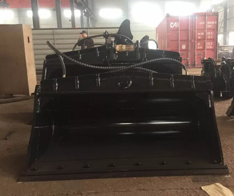 Ακριβής κλίση Excavator Bucket Κίτρινη χωρητικότητα 0.1-0.75 CBM