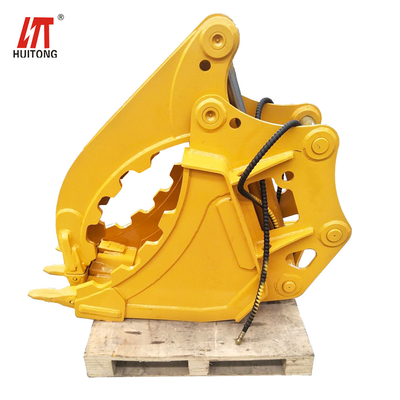 40 τόνων προσαρμοσμένο μέγεθος Excavator Thumb Bucket για PC400 40 τόνων Excavator Attachment με υψηλού επιπέδου έλεγχο QC