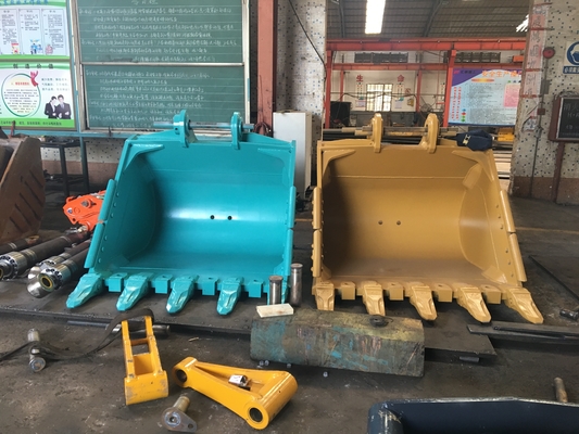 Ανθεκτικότητα Βαρύ φορτίο Excavator Bucket Q355B NM400 Δόντια βολφραμίου 800-1200mm