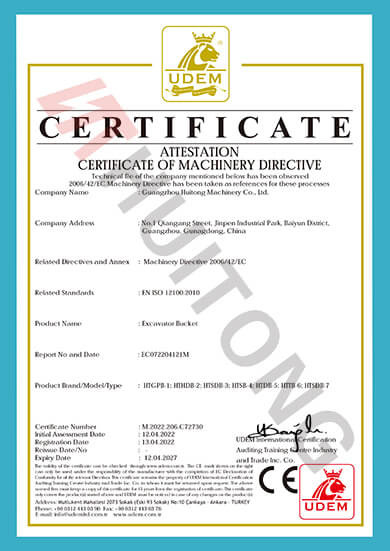 ΚΙΝΑ Guangzhou Huitong Machinery Co., Ltd. Πιστοποιήσεις